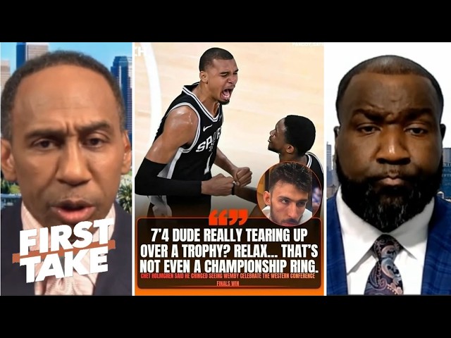 FIRST TAKE | Thunder are a dirty team of cheaters! - Stephen A. rips Chet after elimination by Spurs