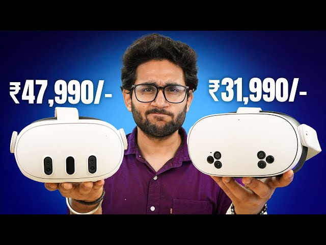 VR Headset Under ₹32,000 ONLY - Meta Quest 3S Vs Meta Quest 3