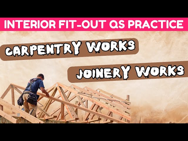 Fit-Out Qs Practice / Carpentry & Joinery works  #managingqs #quantitysurveying