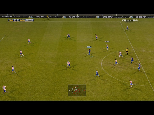 Pro Evolution Soccer 2011 Master League S1 Round 2 Granada CF vs FC Barcelona [TopPlayer]