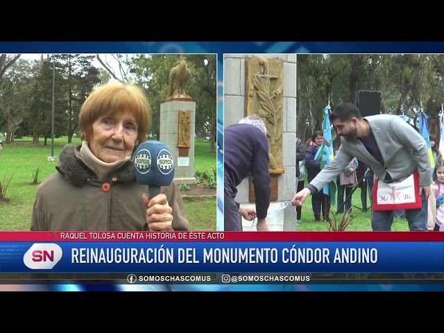 ​REINAUGURARON EL MONUMENTO AL CÓNDOR ANDINO EN CHASCOMÚS