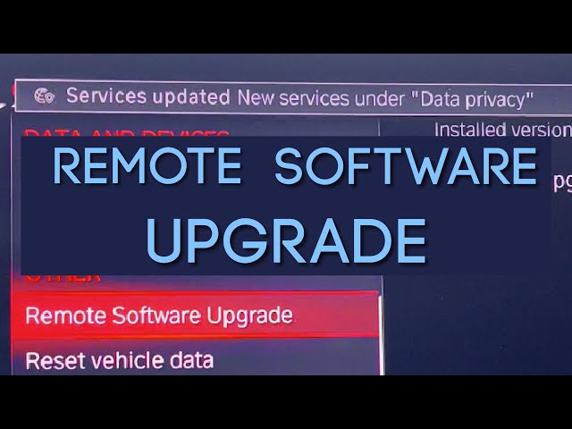 BMW Remote Software Upgrade - iDrive 7 How To