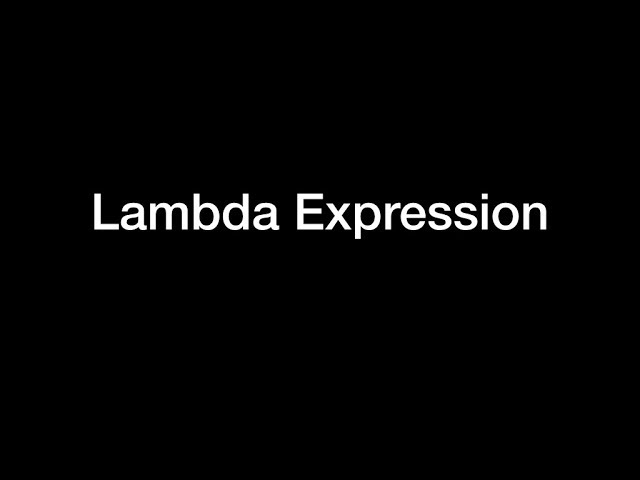 Java 8 part 1 - Lambda expressions (Arabic بالعربي )
