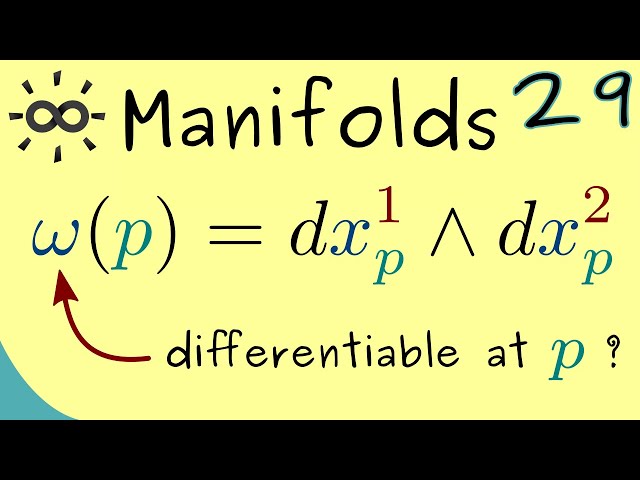Manifolds 29 | Differential Forms