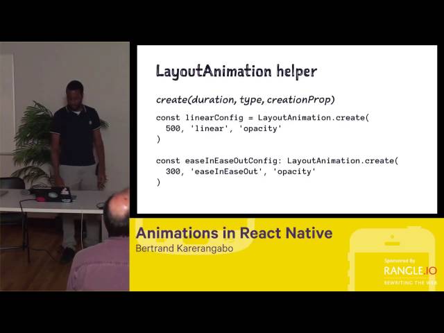 Animations in React Native & Ignite App Development  (MobileJS TO - July 2016)