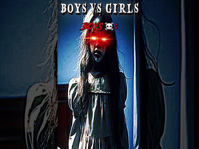 Facing ghost Boys vs Girls #trollface #edit #troll