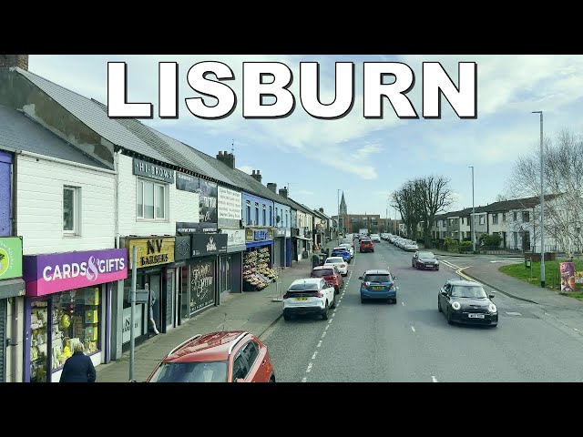 EXPLORING LISBURN CITY in NORTHERN IRELAND * 4K (60fps)