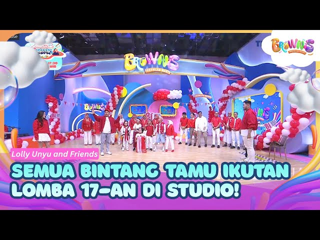 Semua Bintang Tamu Ikutan Lomba 17-an di Studio! - BROWNIS (17/08/26) P2