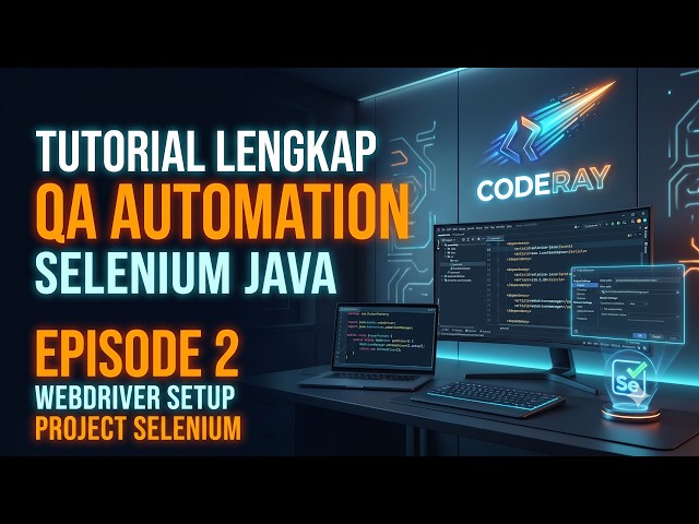 Tutorial QA Automation Selenium Java - Ep. 2: Setup Project & Konfigurasi WebDriver