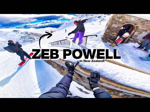 POV: Snowboarding with Zeb Powell + Burton Crew!