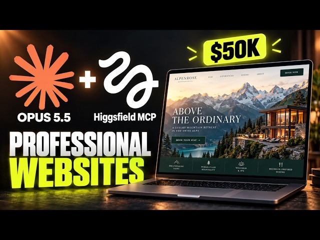 Claude Opus 5.5 + Higgsfield MCP = $20K Website