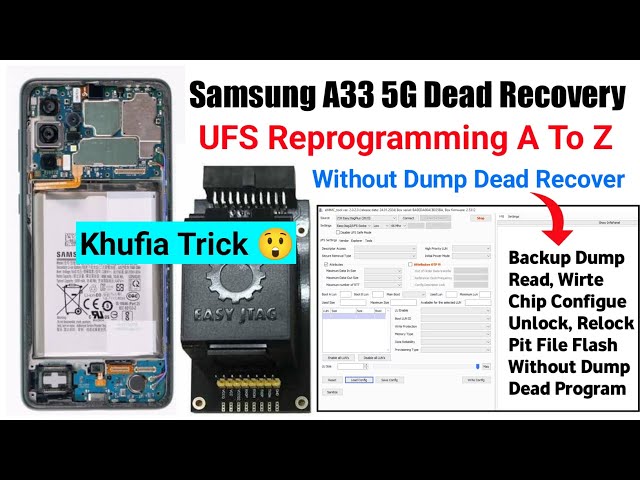 Samsung A336E 5G Ufs Reprogramming |Dc Reading Stock 0.135 Ram Line Missing