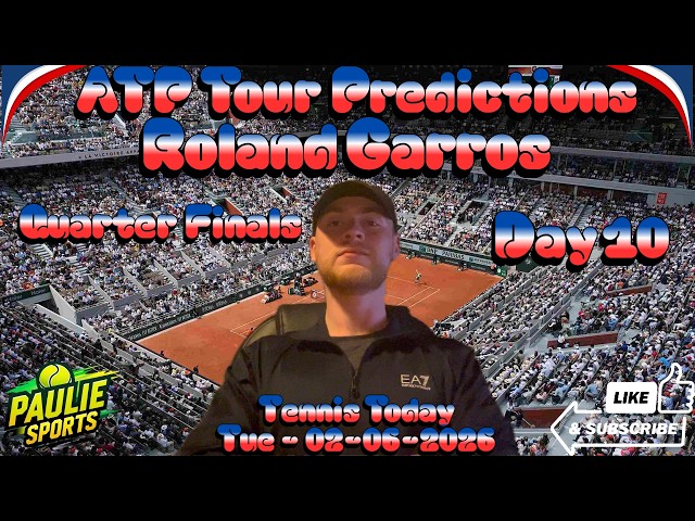 ATP French Open | Tennis Predictions Today 02/06/2026 Betting Breakdown #tennis #sports  #france