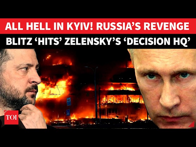 ‘KYIV UNDER SIEGE’: Russia ‘Bombs’ Zelensky’s ‘Decision Center’ In Explosive Strike | Watch