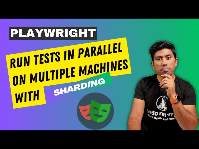 Run Tests in Parallel on Multiple Machines in Playwright with Sharding⚡️