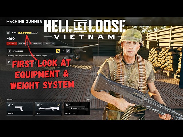 FIRST LOOK! Equipment & Weight System - Hell Let Loose Vietnam