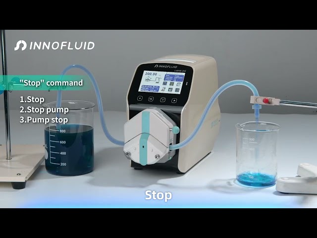 Voice-Controlled Peristaltic Pump | Innofluid LabV6-IIIS Smart Laboratory Pump