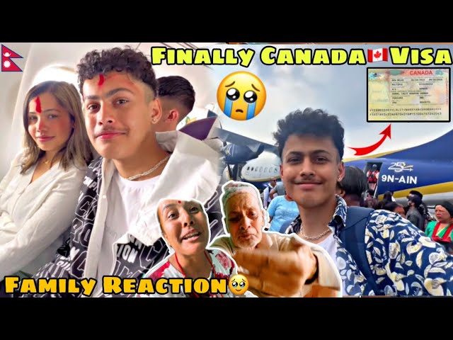 Finally Canada🇨🇦 Ko Visa Aayo🥹| GoodBye NEPAL