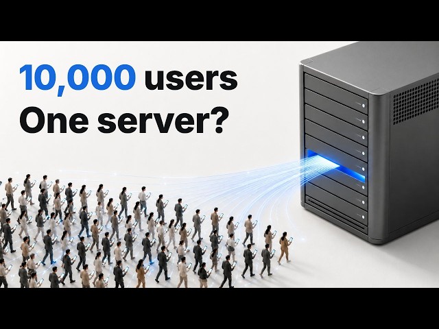 How One Server Runs a Web App | System Design for Beginners