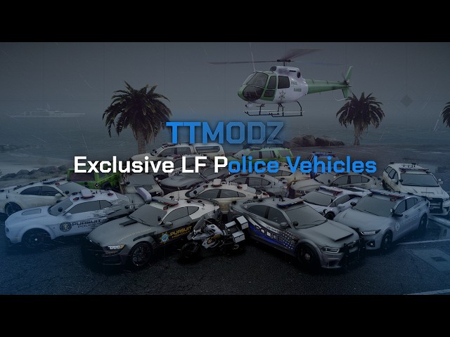 Lore Friendly Exclusive Police Vehicles | Fivem Non ELS | | TTModz | Fivem Police Vehicles