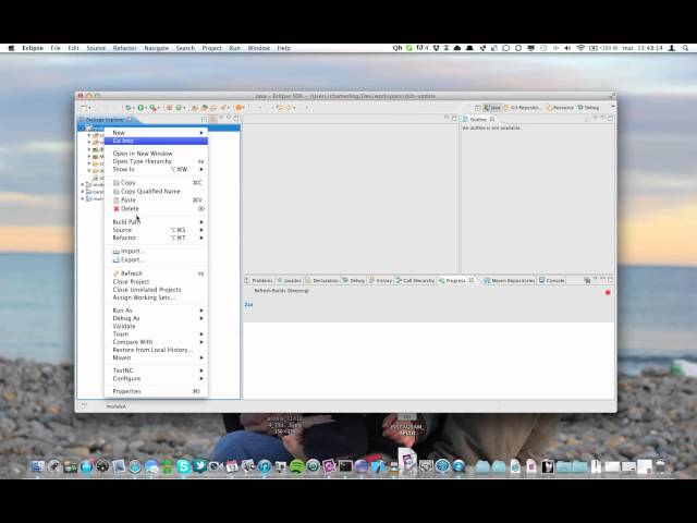Eclipse, Git and multimodules Maven projects