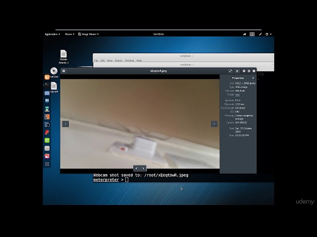 Using Meterpreter session