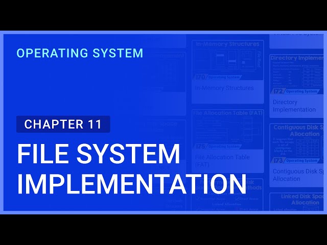 File System Implementation | Chapter-11 | Operating System