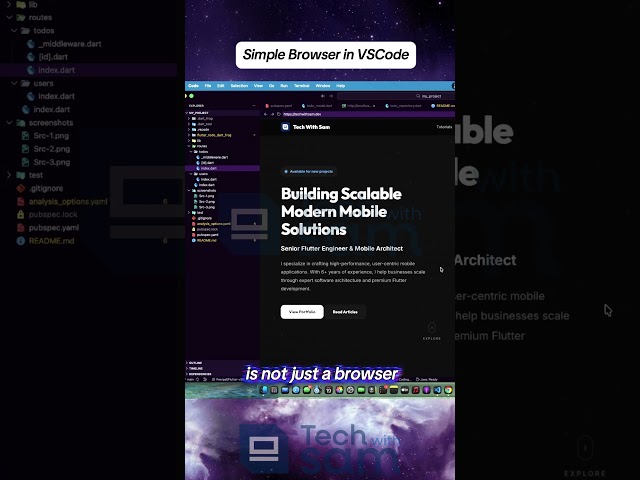 Browse Inside VS Code 🎯🔥