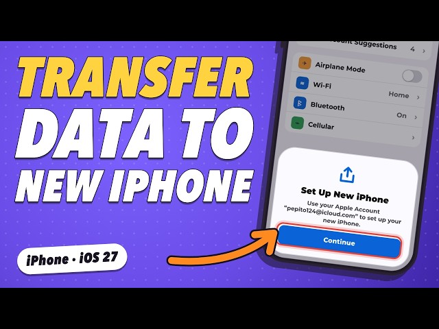 How to Transfer Data from iPhone to iPhone ✅ Plug Both In First