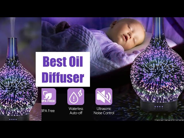 Live Test: Best Oil Diffuser with 7 Colour Changing LED Light 3D fireworks flame Aromatherapy UK