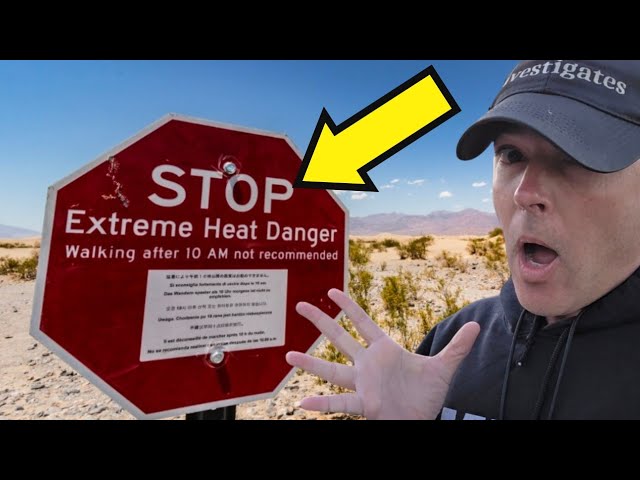 HOTTEST SPOT ON EARTH! DEATH VALLEY!! 134 DEGREES HERE!!