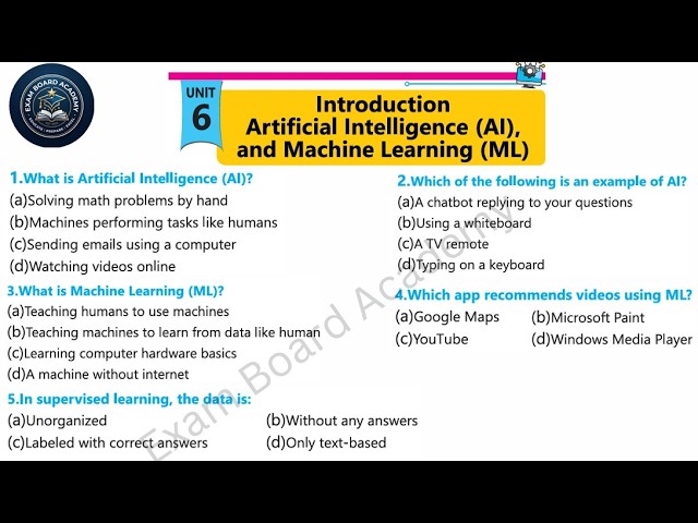Chapter 6 Exercise Solution (MCQs, Short & Long) | Class 10 Computer Science