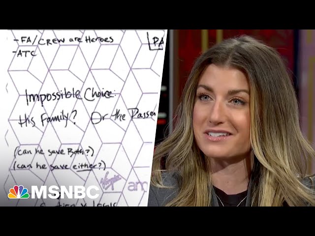 Flight Attendant turned two-time bestselling author | One-on-One with Stephanie Ruhle