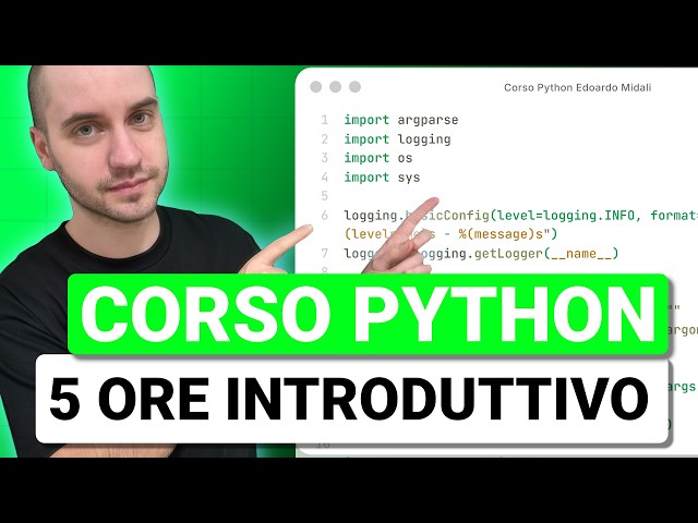 Impara Python in 5 ore da zero