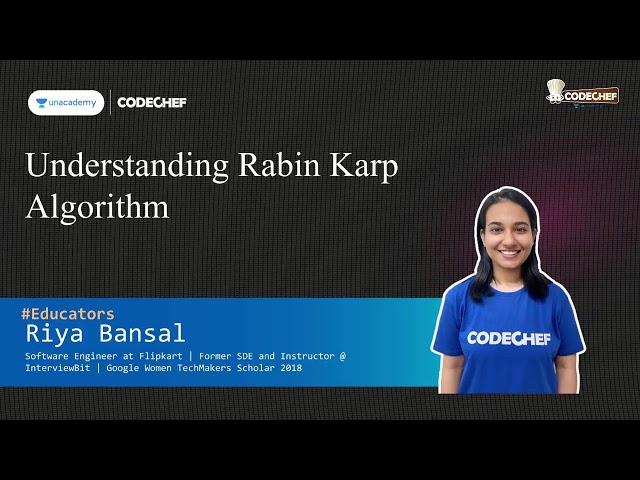Understanding Rabin Karp Algorithm || Riya Bansal