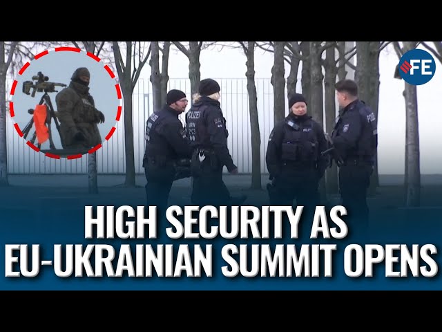 High Security in Berlin as EU-Ukrainian Summit Begins, US Envoys Push Peace Plan