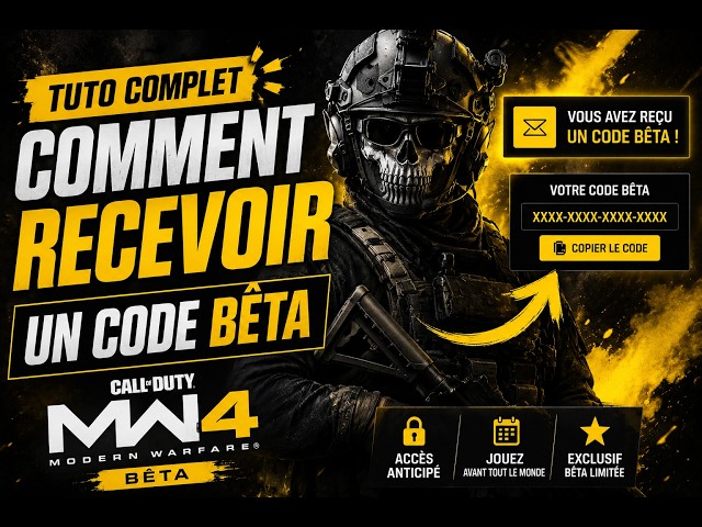 AVOIR UN CODE BETA POUR MW4