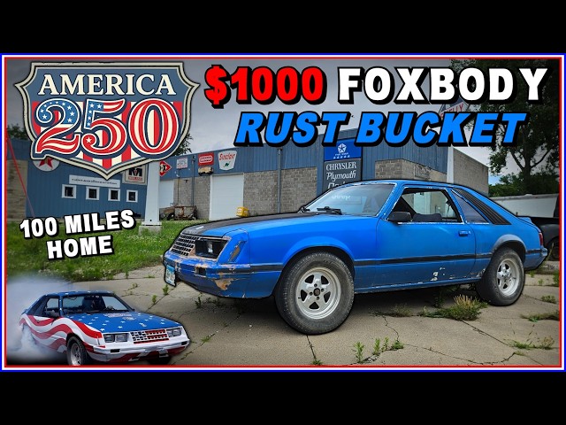 Will a CLAPPED OUT Foxbody Run & Drive 150 Miles for BURNOUTS!?