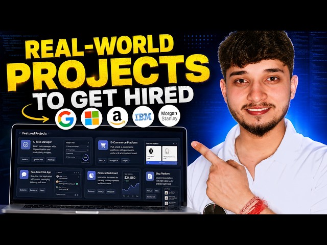 Build These Real-World Projects to Get Hired in 2026