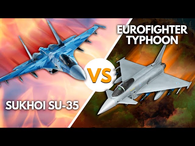 EUROFIGHTER vs SU-35 | Features, pros, and cons of these advanced fighter jets