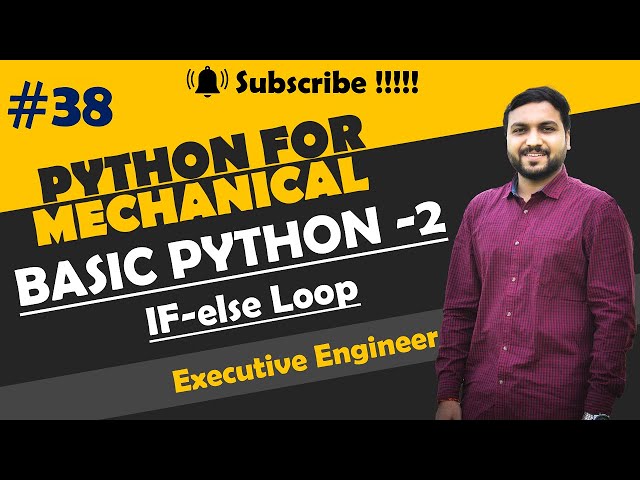 If else loop Python | Python Tutorial - Python for Engineer | Python for beginner | If else python