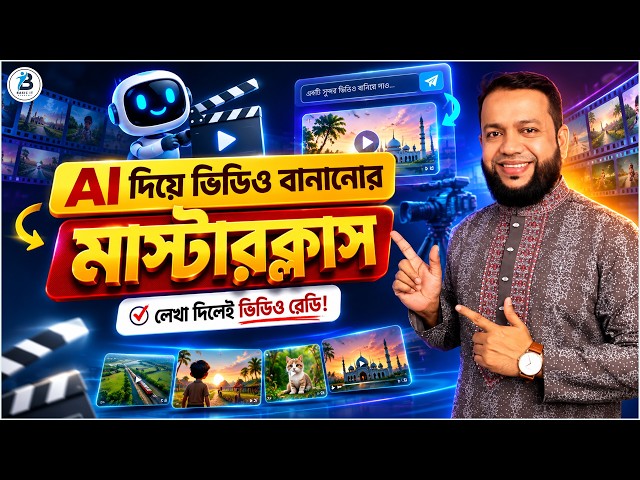 এআই ভিডিও বানানোর মাস্টারক্লাস | Google Flow AI Text-to-Video Making Masterclass