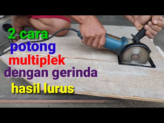How to cut multiplex with burrs / how to cut playwood by hand grinding