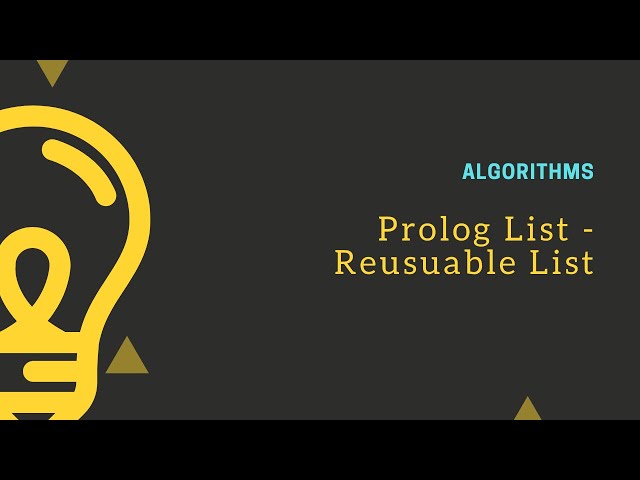 Prolog List : How to create reusuable list in Prolog?