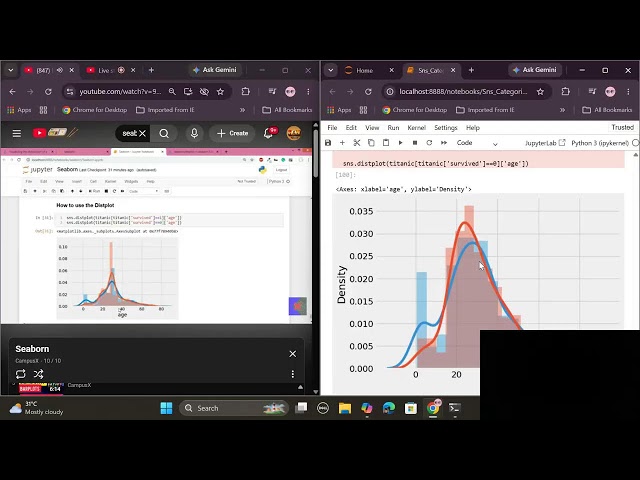 Seaborn Live Turorial Form @campusx-official #live #livestream