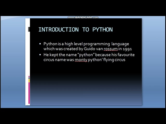 Python episode #1 ~ INTRODUCTION TO PYTHON ~
