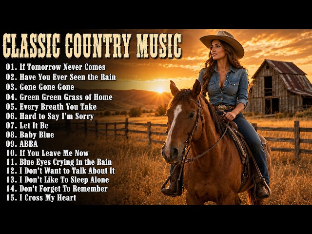 Have You Ever Seen the Rain, Green Green Grass of Home | Classic Country | Timeless 60s 70s 80s