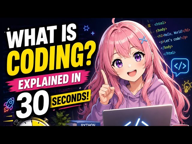 What is Coding? Explained in 30 Seconds! 💻 #coding #programming #learning #learncoding #techstack 
