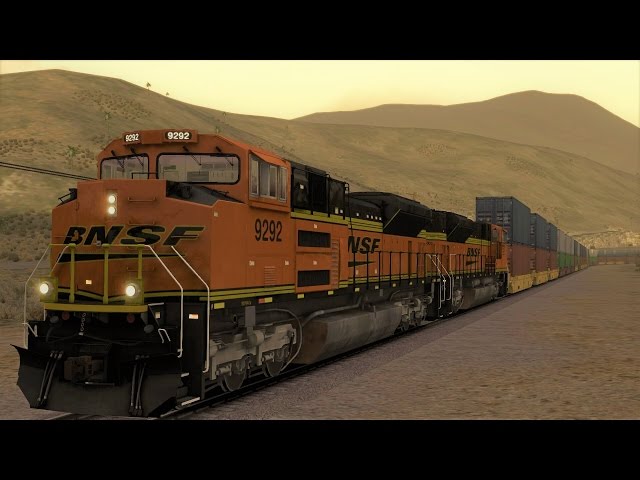 EMD SD70ACe BNSF Containerzug USA Cab Ride Führerstandsmitfahrt Train Simulator 2017