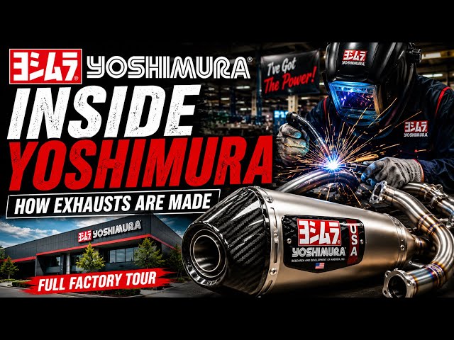 What REALLY Goes Into a Yoshimura Exhaust? This will blow your mind!! FULL FACTORY TOUR